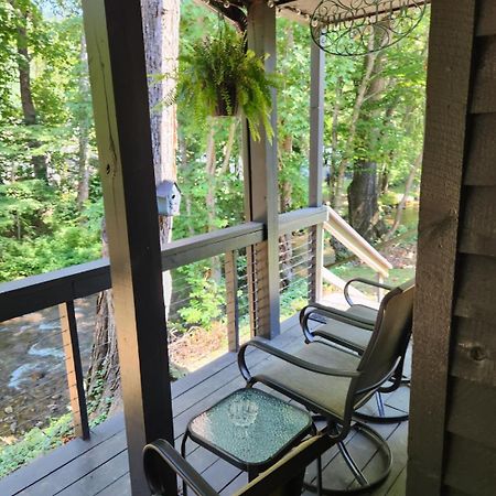 J.Creek Retreat, Creekside Townhouse +1 Car Garage Vila Maggie Valley Exterior foto